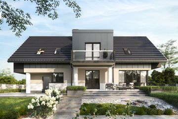  Projekt domu Mona Atu (1467) (KRD2621) - projekt domu parterowego z poddaszem - Zdjęcie 3