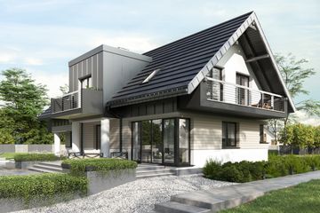  Projekt domu Mona Atu (1467) (KRD2621) - projekt domu parterowego z poddaszem - Zdjęcie 4