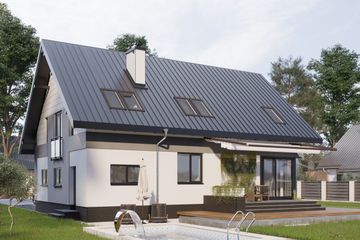  Projekt domu Zoltan Neo (1419) (KRD2622) - projekt domu parterowego z poddaszem - Zdjęcie 2