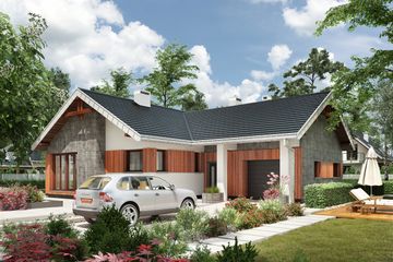  Projekt domu Żuczek Sto (1427) (KRD2623) - projekt domu parterowego - Zdjęcie 1