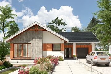  Projekt domu Żuczek Sto (1427) (KRD2623) - projekt domu parterowego - Zdjęcie 4