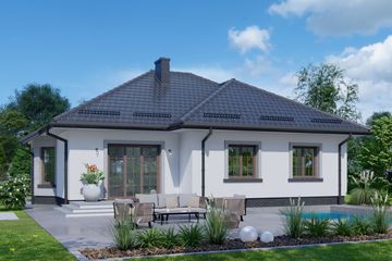  Projekt domu APS 153 (LUA1203) - projekt domu parterowego - Zdjęcie 2