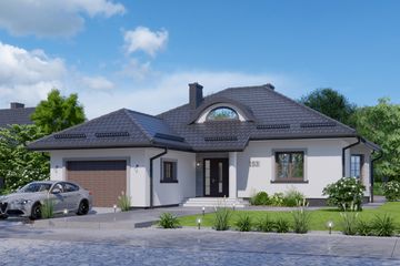  Projekt domu APS 153 (LUA1203) - projekt domu parterowego - Zdjęcie 1