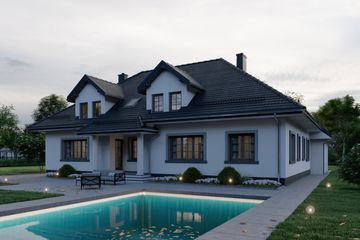  Projekt domu APS 155 (LUA1204) - projekt domu parterowego z poddaszem - Zdjęcie 6