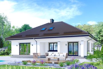  Projekt domu APS 180 (LUA1221) - projekt domu parterowego - Zdjęcie 2