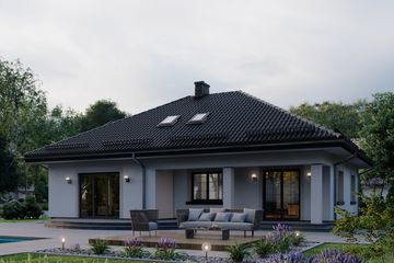  Projekt domu APS 180 (LUA1221) - projekt domu parterowego - Zdjęcie 4