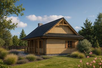  Projekt domu WB-3910 (KRA1065) - projekt domu parterowego - Zdjęcie 2