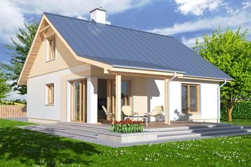  Projekt domu Abi A (WRD2345) - projekt domu parterowego - Zdjęcie 2