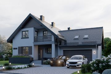  Projekt domu APS 055 + 2G (LUA1226) - projekt domu parterowego z poddaszem - Zdjęcie 3