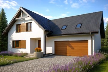  Projekt domu Ruten (WOW1006) - projekt domu parterowego z poddaszem - Zdjęcie 1