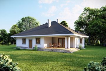  Projekt domu Jura (SKA1010) - projekt domu parterowego - Zdjęcie 3