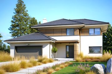  Projekt domu AJR 21 A2 (WOJ1011) - projekt domu z pełnym piętrem - Zdjęcie 1