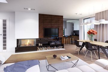  Projekt domu Olaf G2 energo plus (WRC2556) - projekt domu parterowego z poddaszem - Zdjęcie 5