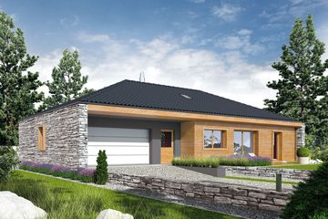  Projekt domu EX 8 II G2 (wersja D) energo plus (WRC2574) - projekt domu parterowego - Zdjęcie 2