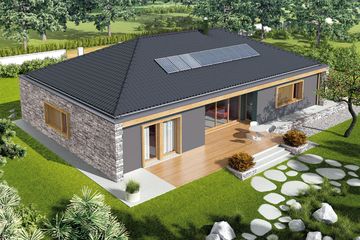  Projekt domu EX 8 II G2 (wersja D) energo plus (WRC2574) - projekt domu parterowego - Zdjęcie 3