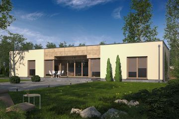  Projekt domu D114C (WAI1378) - projekt domu parterowego - Zdjęcie 2
