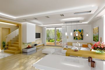  Projekt domu Party wariant C (WAH1771) - projekt domu parterowego z poddaszem - Zdjęcie 3