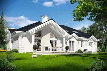  Projekt domu Rezydencja Parkowa 3 (WAH1653) - projekt domu parterowego z poddaszem - Zdjęcie 2