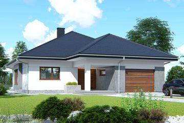  Projekt domu APS 272 (LUA1367) - projekt domu parterowego - Zdjęcie 1