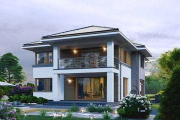  Projekt domu APS 275 (LUA1368) - projekt domu z pełnym piętrem - Zdjęcie 4