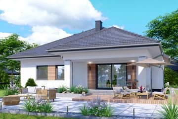  Projekt domu APS 273 (LUA1372) - projekt domu parterowego - Zdjęcie 2