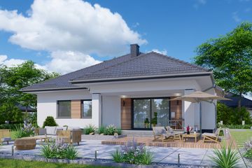  Projekt domu APS 273 (LUA1372) - projekt domu parterowego - Zdjęcie 2