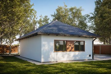  Projekt garażu G242 - Budynek garażowo-gospodarczy (PRA1263) - projekt garażu parterowego - Zdjęcie 2