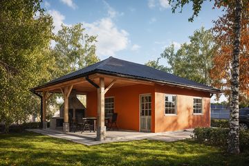  Projekt domu letniskowego G246 - Budynek rekreacji indywidualnej (PRA1264) - projekt domu letniskowego parterowego - Zdjęcie 1