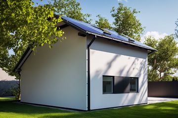  Projekt garażu G243 - Budynek garażowy (PRA1267) - projekt garażu parterowego - Zdjęcie 2