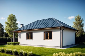  Projekt garażu G244 - Budynek garażowo - gospodarczy (PRA1269) - projekt garażu parterowego - Zdjęcie 2