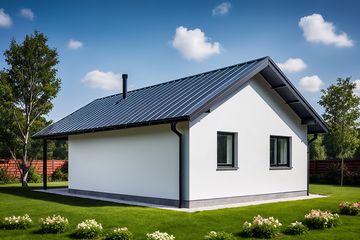  Projekt garażu G239 - Budynek garażowo – gospodarczy (PRA1271) - projekt garażu parterowego - Zdjęcie 2