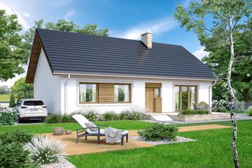  Projekt domu Mokka (WOF1072) - projekt domu parterowego - Zdjęcie 4