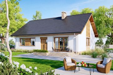  Projekt domu Mokka (WOF1072) - projekt domu parterowego - Zdjęcie 2