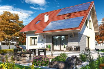  Projekt domu Ajaks 3 (WOE1075) - projekt domu parterowego z poddaszem - Zdjęcie 3