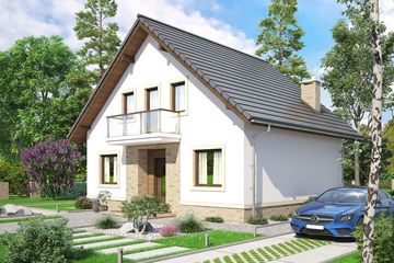  Projekt domu Tamarillo 2 (WOF1073) - projekt domu parterowego z poddaszem - Zdjęcie 2