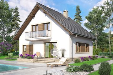  Projekt domu Tamarillo 2 (WOF1073) - projekt domu parterowego z poddaszem - Zdjęcie 3