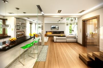  Projekt domu Riwiera 3 wariant E (WAH1654) - projekt domu z pełnym piętrem - Zdjęcie 3