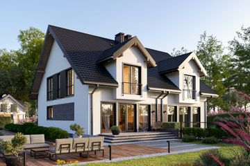  Projekt domu Hania Duo (1482) (KRD2634) - projekt domu parterowego z poddaszem - Zdjęcie 4