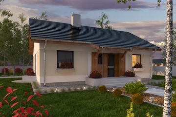  Projekt domu Ares trend bez garażu [B] (WRF1615) - projekt domu parterowego - Zdjęcie 3