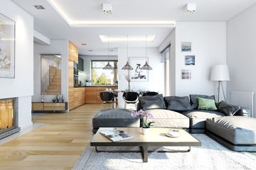  Projekt domu na miarę (WAH1657) - projekt domu parterowego - Zdjęcie 3