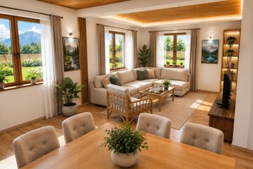 Projekt domu Kreta - parterowy dom o powierzchni 101,41 m², dach wielospadowy - ujęcie 5