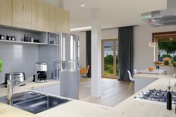  Projekt domu Przygoda (WAH1668) - projekt domu parterowego z poddaszem - Zdjęcie 4