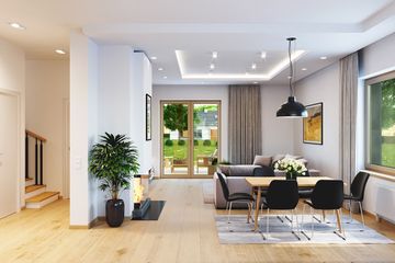  Projekt domu Konwalia (WAH1666) - projekt domu parterowego z poddaszem - Zdjęcie 5