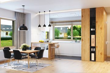  Projekt domu Konwalia (WAH1666) - projekt domu parterowego z poddaszem - Zdjęcie 6