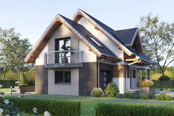  Projekt domu Majka Rex (1502) (KRD2640) - projekt domu parterowego z poddaszem - Zdjęcie 5