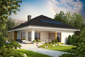  Projekt domu Liv 3 G2 energo plus (WRC2603) - projekt domu parterowego - Zdjęcie 3