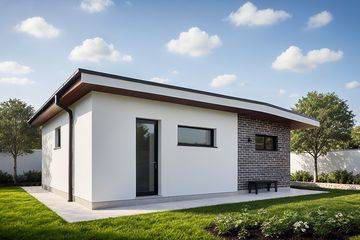  Projekt domu letniskowego G255 - Budynek rekreacji indywidualnej (PRA1276) - projekt domu letniskowego parterowego - Zdjęcie 1