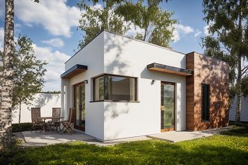  Projekt domu letniskowego G254 - Budynek rekreacji indywidualnej (PRA1277) - projekt domu letniskowego parterowego - Zdjęcie 1