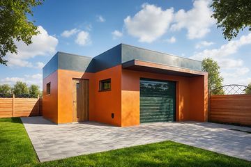  Projekt garażu G252 - Budynek garażowo - gospodarczy (PRA1278) - projekt garażu parterowego - Zdjęcie 1