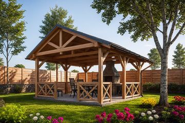  Projekt altany G256 - Altana Ogrodowa (PRA1281) - projekt altany parterowego - Zdjęcie 1